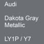 Preview: Audi, Dakota Gray Metallic, LY1P / Y7.